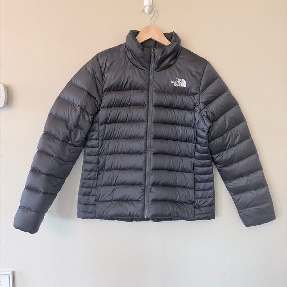 The North Face Jackets & Blazers - The North Face Aconcagua Down Jacket Women’s Size L Charcoal Gray Zip Pockets